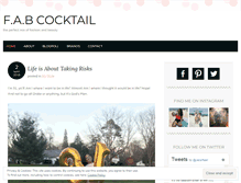 Tablet Screenshot of fabcocktail.com